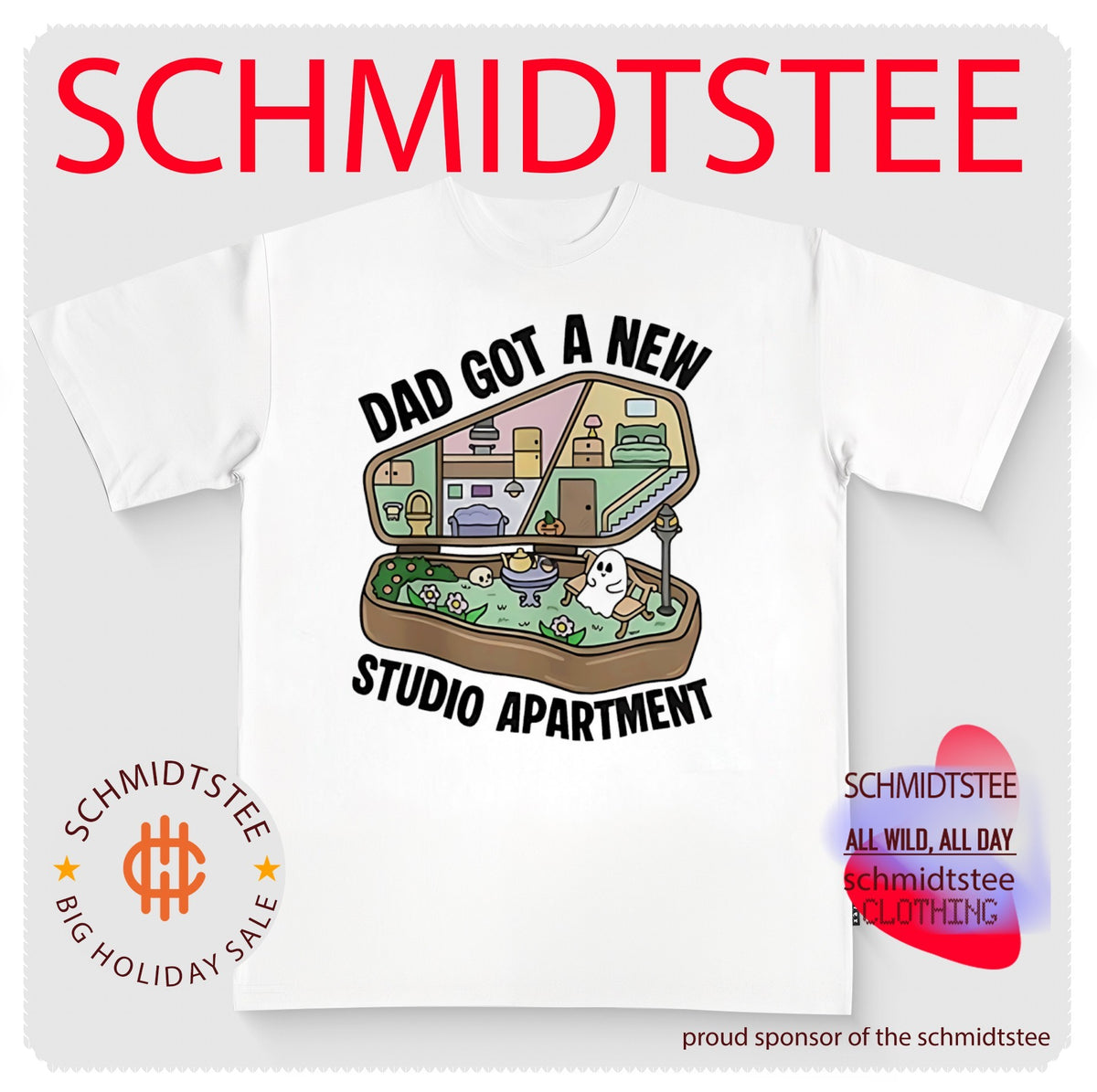 Dad got a new studio apartment shirt