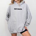 Dad's Favorite Child Hoodie, Funny Daddy's Favorite Daughter Pullover, Humorous Family Hoodies, Family Jokes Tops, Xmas...