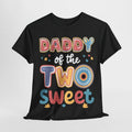 Daddy of the Two Sweet Shirt | Donut Birthday Dad Shirt | 2nd Birthday Party Clipart Hoodie, Sweatshirt | PureTeeCo.com