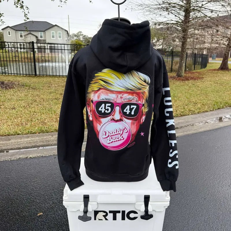 Daddys Back Bubblegum Hoodie T-Shirts, Sweatshirt | PureTeeCo.com