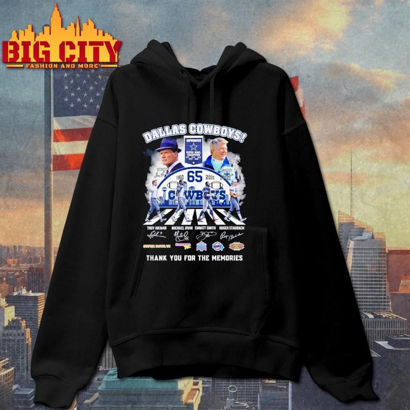 Dallas Cowboys 65th Anniversary Team Graphic Signature Shirt