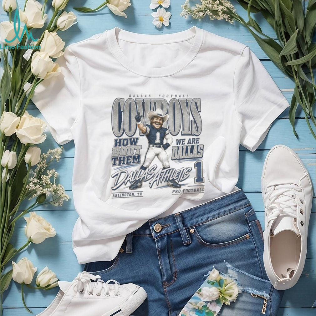 Dallas Cowboys Mascot Football How Bout Them Pro Shirt