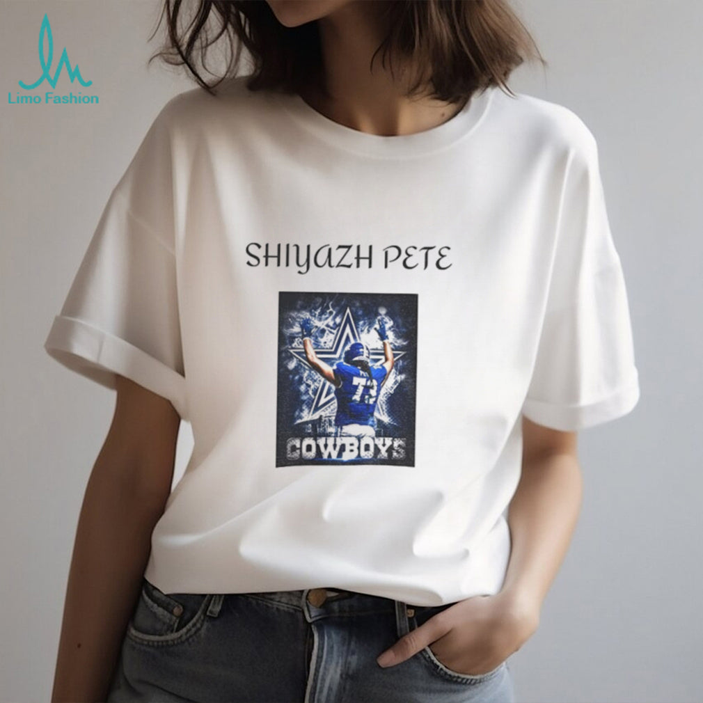 Dallas Cowboys Shiyazh Pete 73 football player shirt