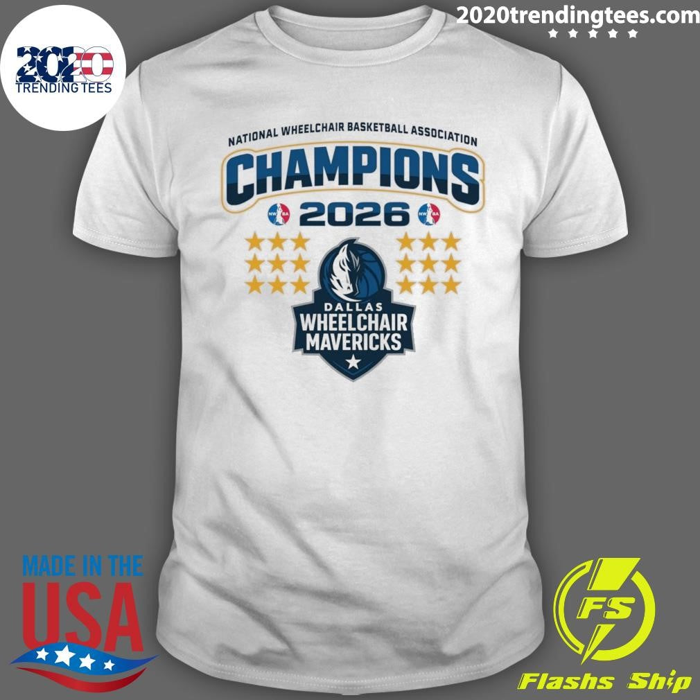 Dallas Mavericks 2026 National Wheelchair Basketball Association Champions Shirt