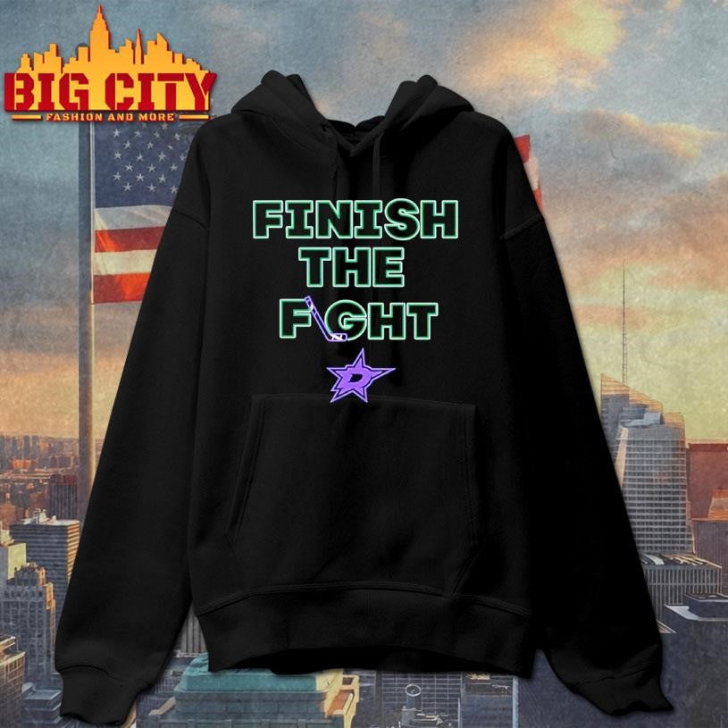 Official Dallas Stars Hockey Finish the Fight Shirt