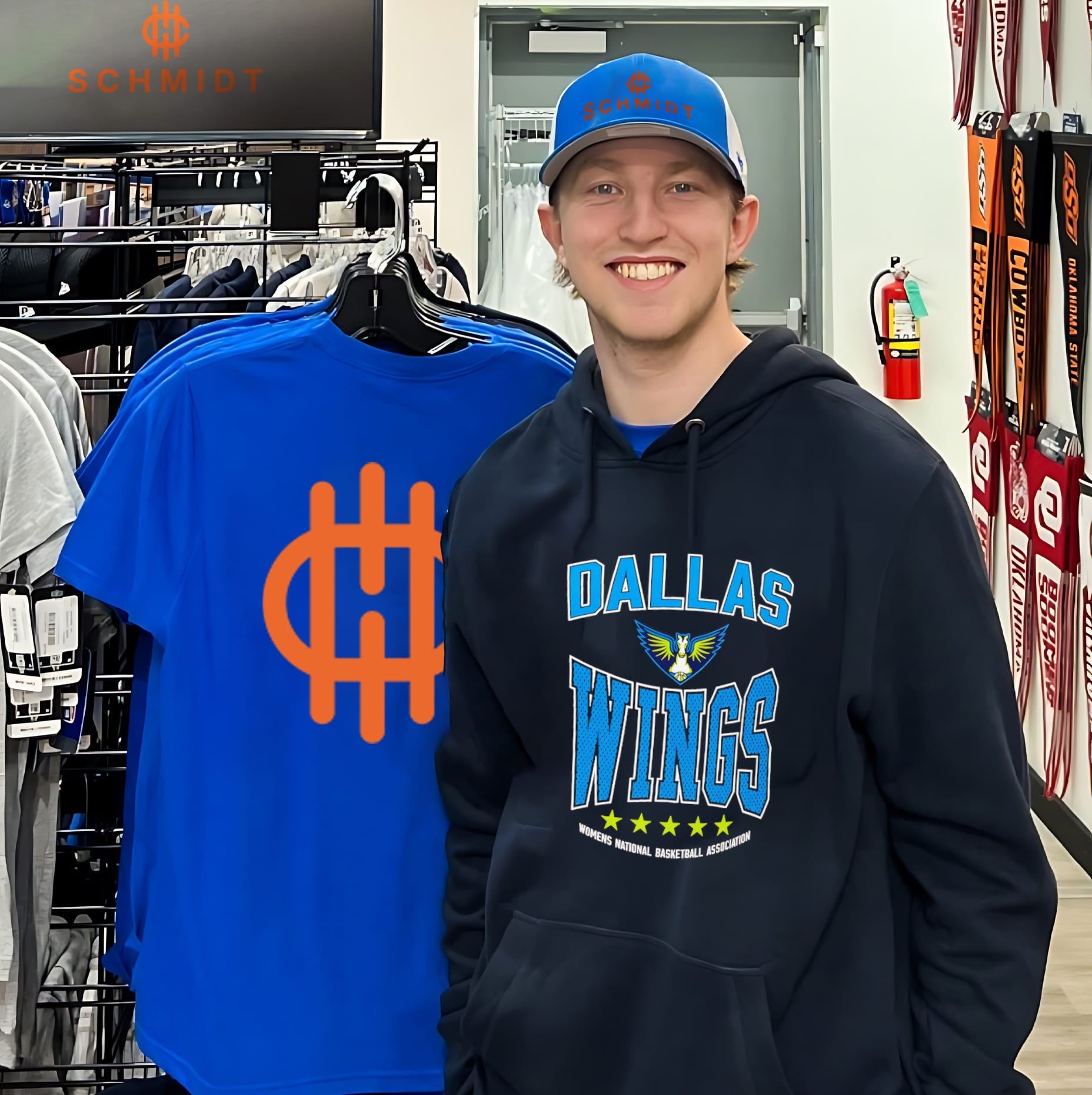 Dallas Wings WNBA 2026 Starter Center Squeeze shirt