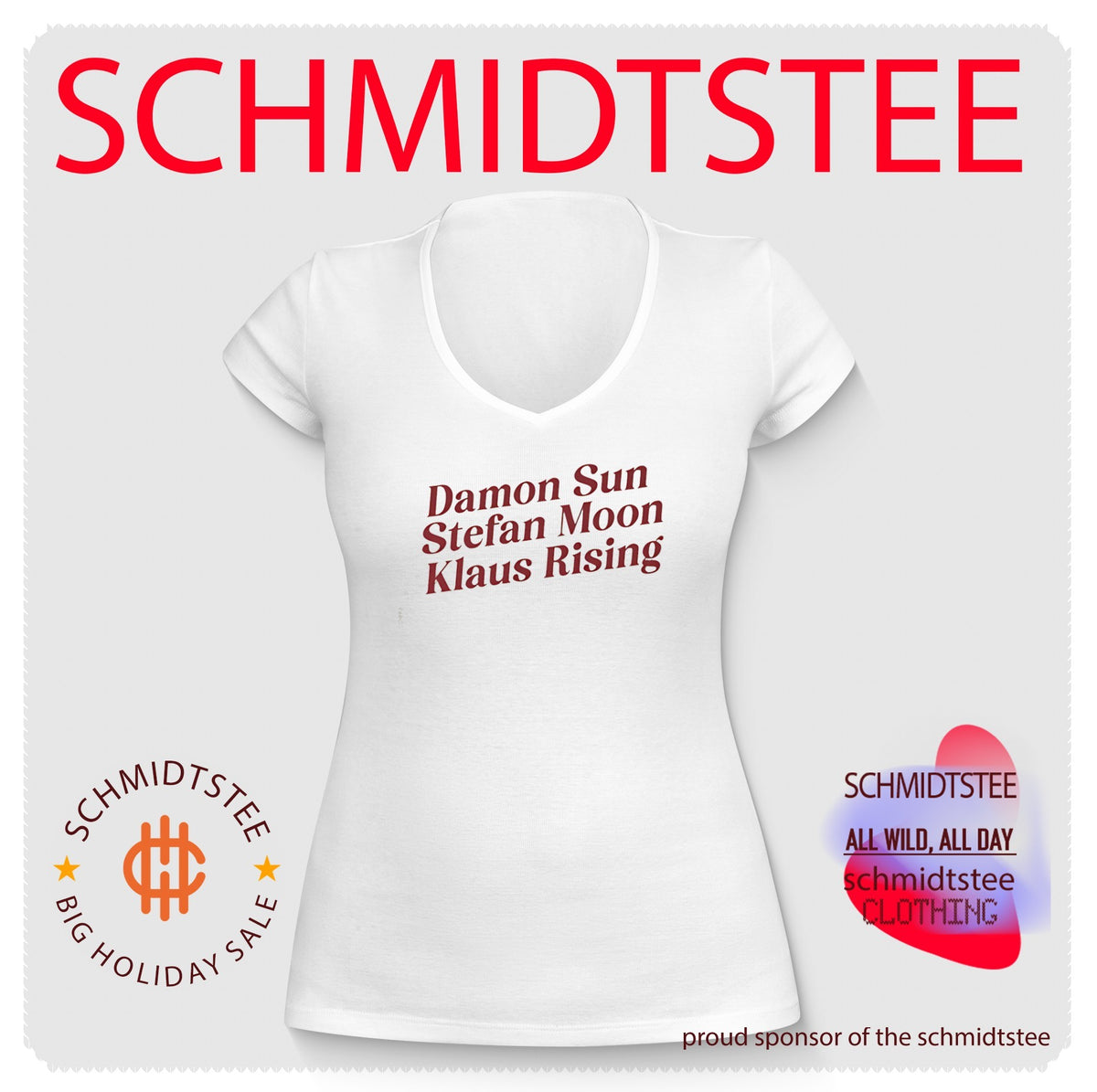 Damon Sun Stefan Moon Klaus Rising shirt