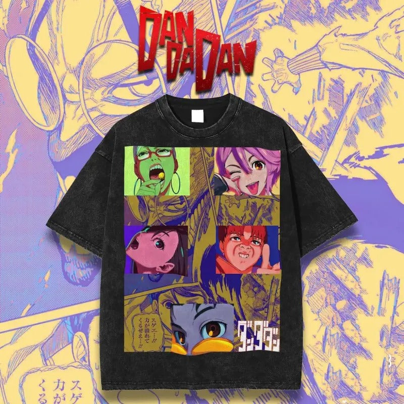 Dandadan Anime Custom Anime Shirt, Vintage Anime Shirt, Retro Anime Shirt, Graphic Anime Unisex Shirt, Cool Colors,...