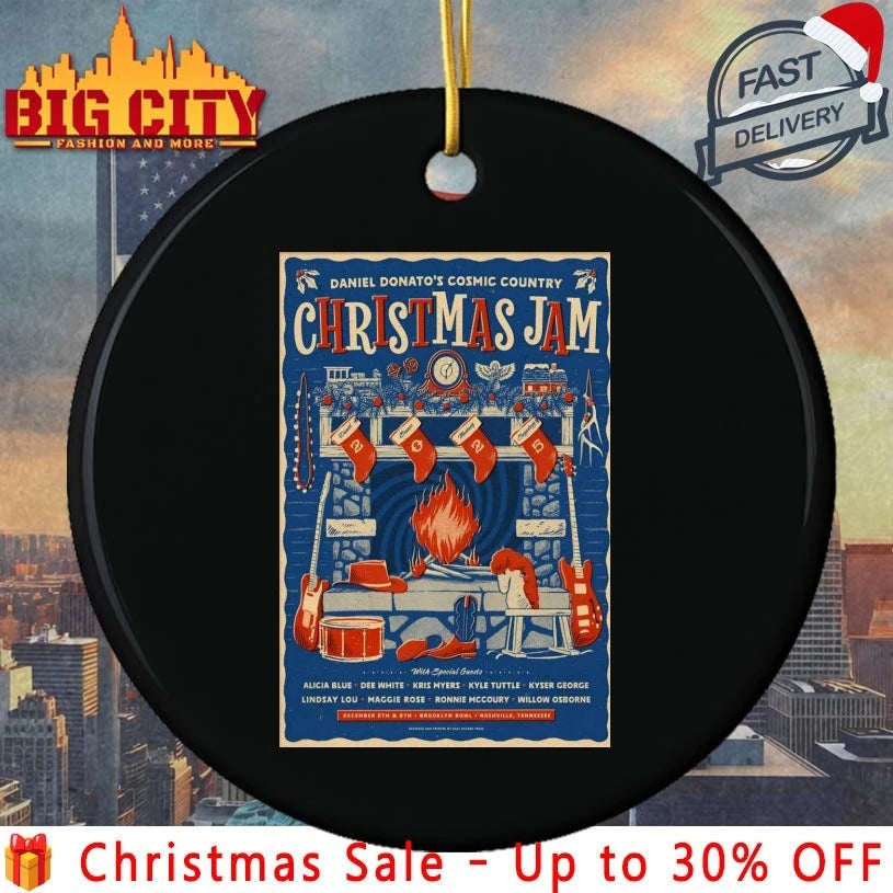 Daniel Donato’s Cosmic Country Dec 5-6 2025 Nashville TN Poster shirt