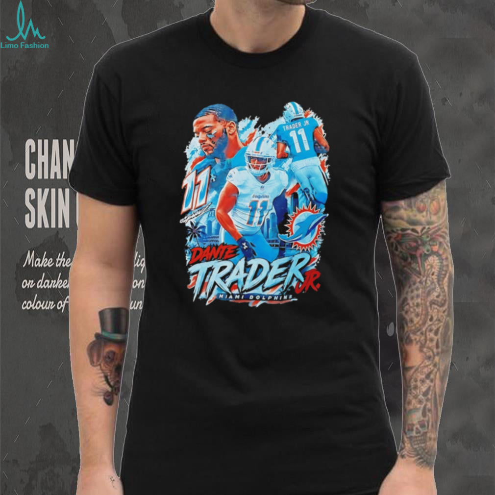 Dante Trader Jr Miami Dolphins bootleg style shirt
