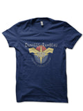Danvers / Rambeau  Navy Blue Half Sleeve T-Shirt Hoodie, Sweatshirt | PureTeeCo.com