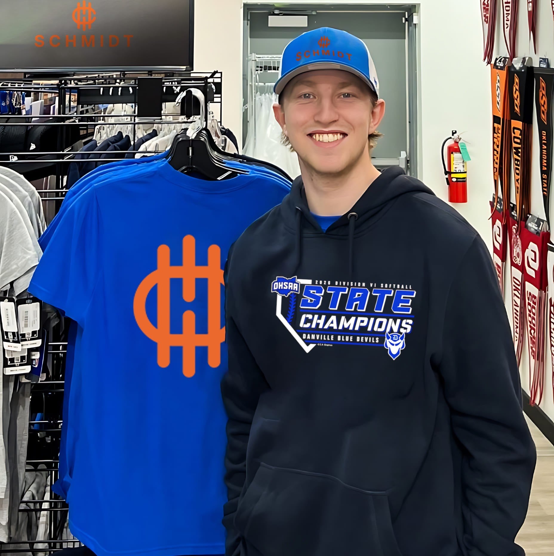 Danville Blue Devils 2026 OHSAA Softball D6 State Champions shirt