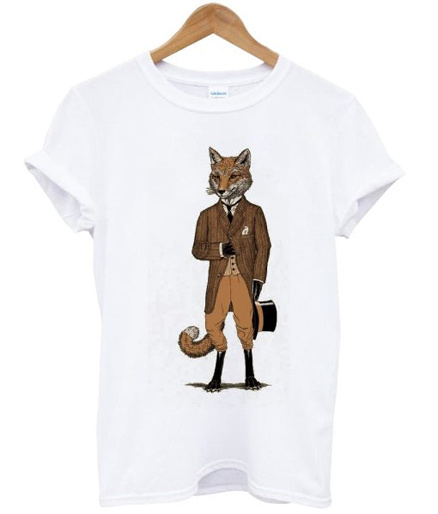 Dapper Fox T-shirt Hoodie, Sweatshirt | PureTeeCo.com