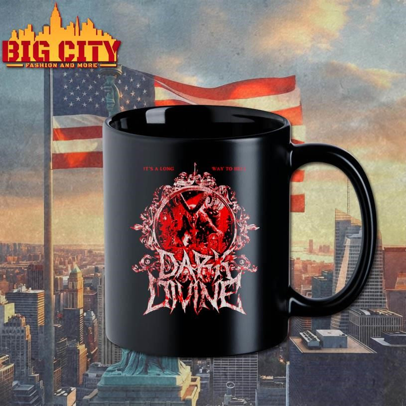 Dark Divine Merch Krampus Tee It’s A Long Way to Hell Shirt