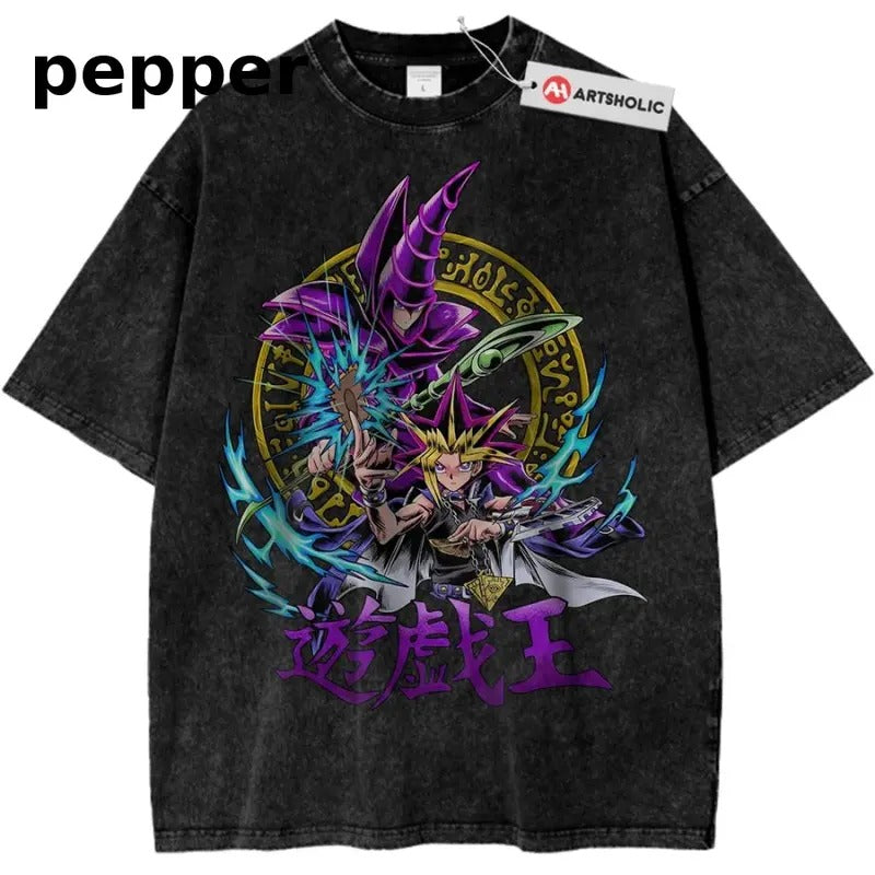 Dark Magician Shirt, Yugi Muto Shirt, Yu-Gi-Oh Shirt, Anime Shirt, Vintage Tee Menswear Top Hoodie, Sweatshirt