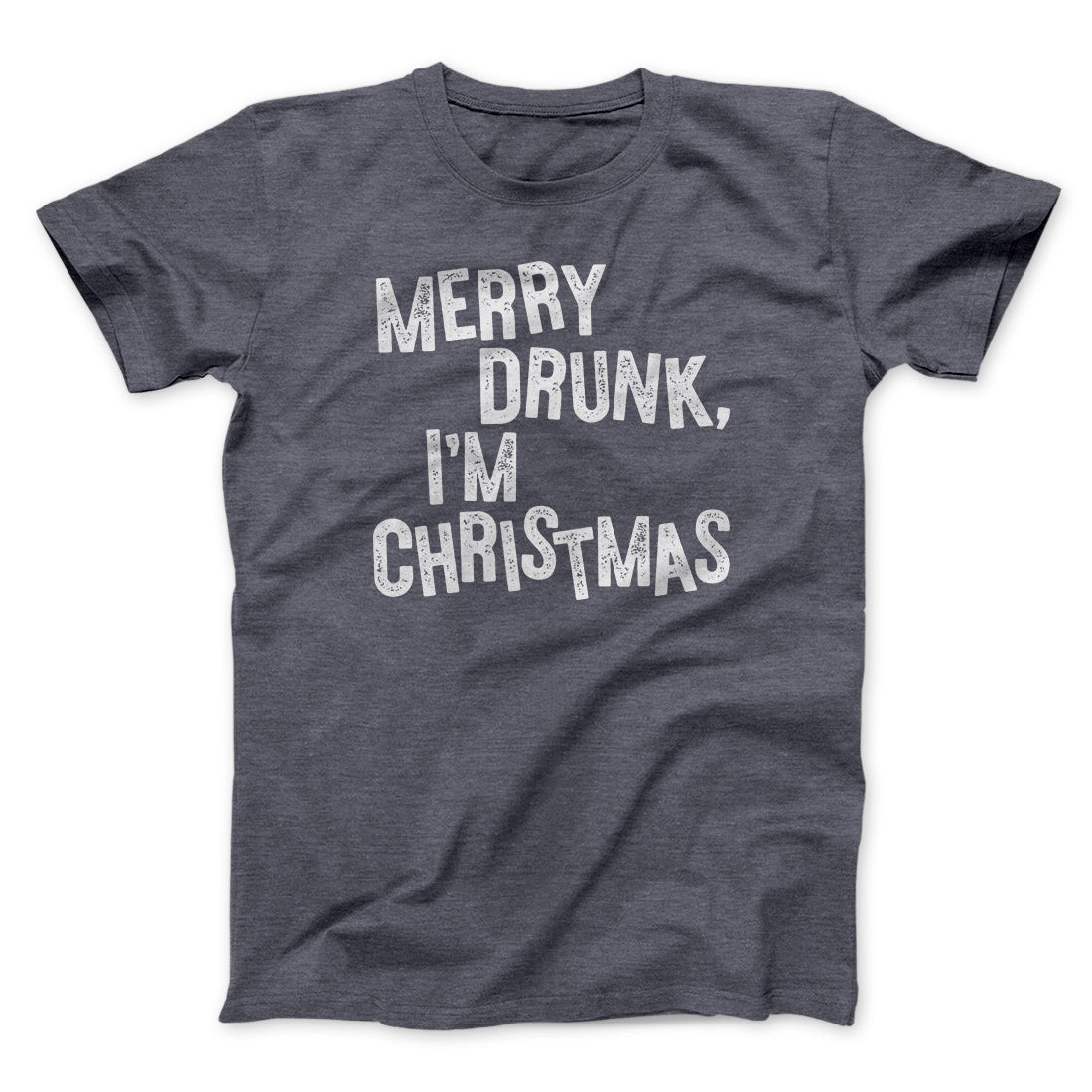 Merry Drunk I'm Christmas Men/Unisex T-Shirt Hoodie, Sweatshirt | PureTeeCo.com (Image 5)