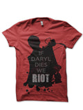 Daryl Red Tee Hoodie, Sweatshirt | PureTeeCo.com
