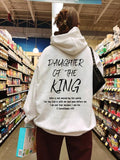 Daughter Of The King Apparel, 2 Corinthians 6:18 Hoodie, Women's Aesthetic Bible Verse Sweater, Christian Clothing...