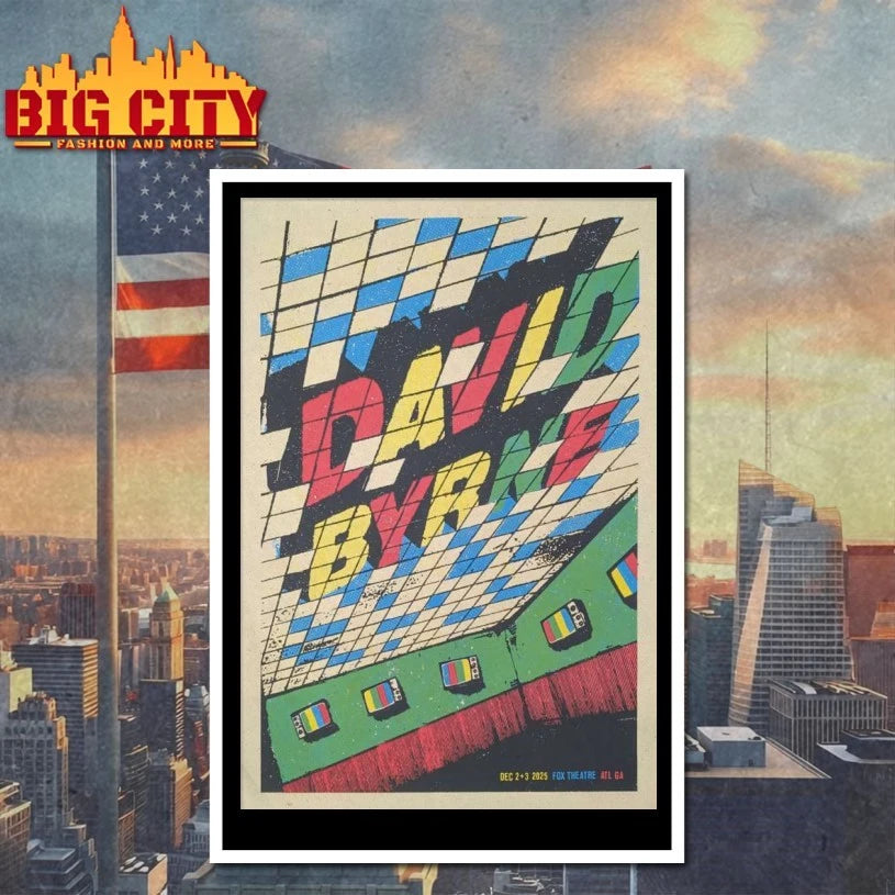 David Byrne Event Atlanta GA On Dec 2-3 2025 Poster shirt