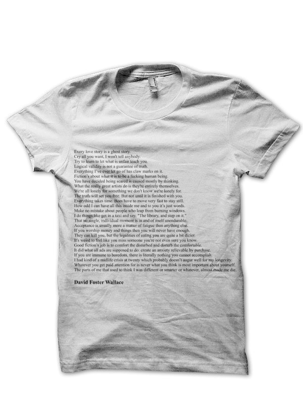 David Foster Wallace T-Shirt Style002 Hoodie, Sweatshirt | PureTeeCo.com
