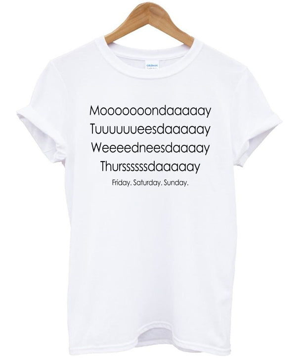 Days Of The Week Slow Weekend Fast T-shirt Hoodie, Sweatshirt | PureTeeCo.com