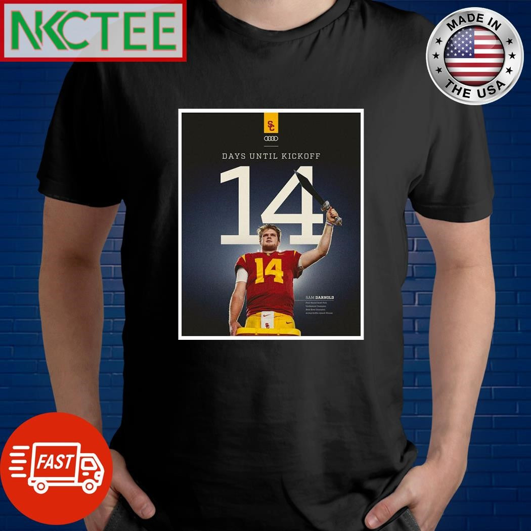 Days until kickoff 14 Sam Darnold shirt