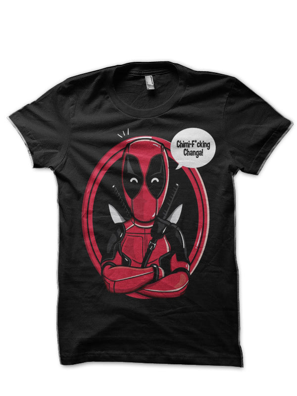 Deadpool Black T-Shirt Hoodie, Sweatshirt | PureTeeCo.com