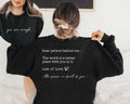 Dear Person Behind Me Sweatshirt, You Matter Shirt, You Are Enough Sweatshirt, Mental Health Matters  T-shirt, sweater...