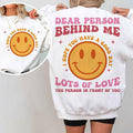 Dear Person Behind Me The World Is A Better Place With You In It , Self Love T-Shirts, Hoodie, Sweatshirt | PureTeeCo.com