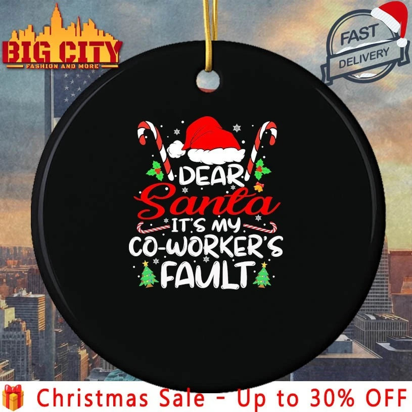 Dear Santa It’s My Coworker’s Fault christmas 2025 shirt