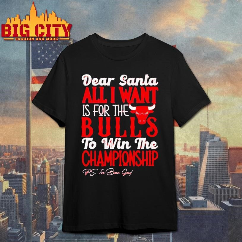 Dear Santa all I want is for the Chicago Bulls to win the Championship Shirt