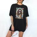 Death Before Decaf  - T-Shirt, Unisex T-Shirt, Funny Graphic Tarot Tee, Comfortable Shirt, Dark Humor Hoodie, Sweatshirt