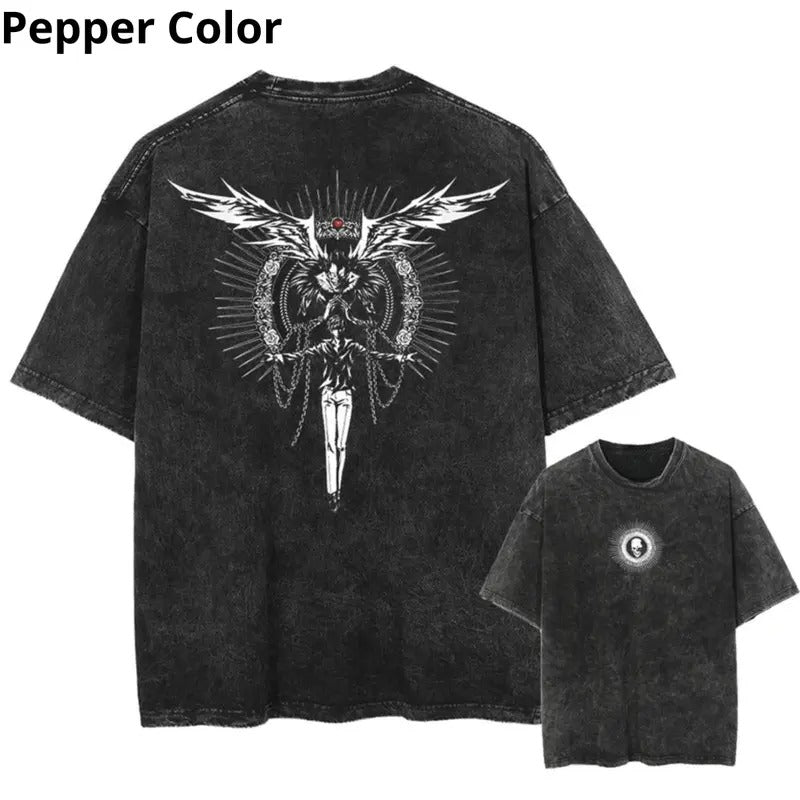 Death Note Light God of the New World T Shirt, Death Note Shirt, Anime Shirt, Graphic Tee, T-shirt For Men Top Menswear...