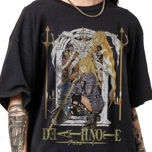 Death Note Misa Amane Anime Shirt, Anime T-shirt, Anime Sweatshirt, Graphic Anime Tee, Japanese Anime, Comfort Colors Shirt, Anime Manga Shirt, Anime Vintage