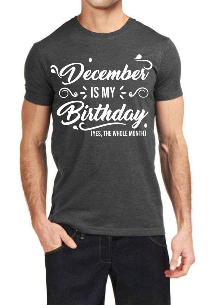December Is My Birthday T-Shirt Hoodie, Sweatshirt | PureTeeCo.com
