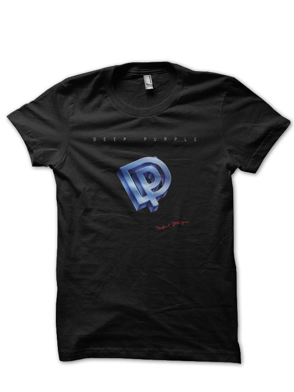 Deep Purple Black Half Sleeve T-Shirt Hoodie, Sweatshirt | PureTeeCo.com