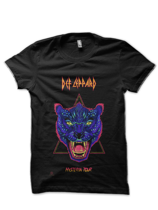 Def Leppard Black T-Shirt Style005 Hoodie, Sweatshirt | PureTeeCo.com
