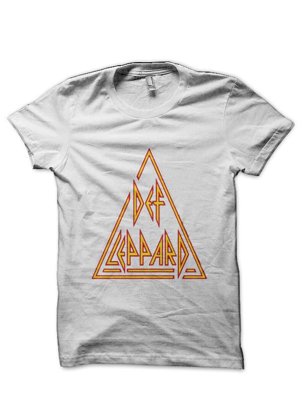 Def Leppard White T-Shirt Style001 Hoodie, Sweatshirt | PureTeeCo.com