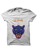 Def Leppard White T-Shirt Hoodie, Sweatshirt | PureTeeCo.com