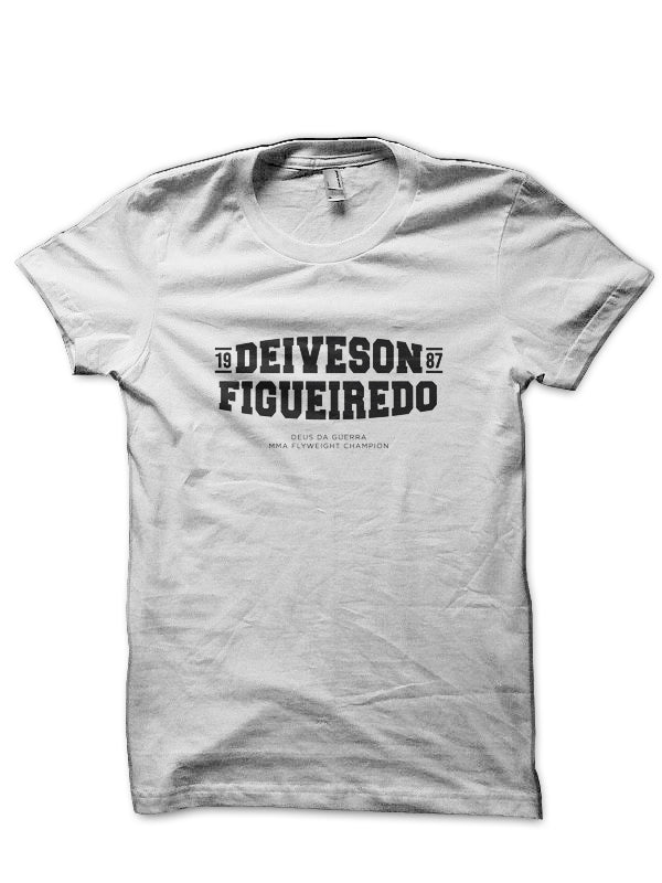 Deiveson Figueiredo White T-Shirt Style001 Hoodie, Sweatshirt | PureTeeCo.com