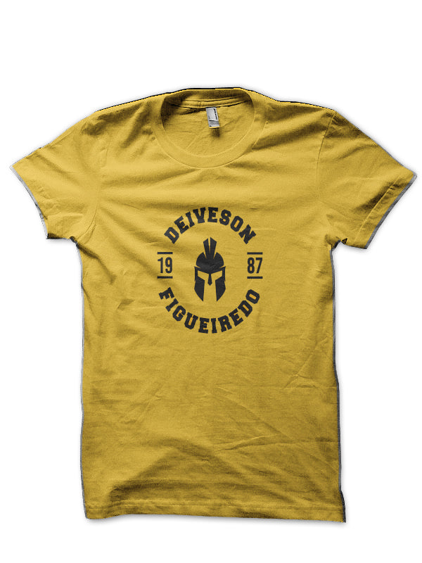 Deiveson Figueiredo Yellow T-Shirt Hoodie, Sweatshirt | PureTeeCo.com