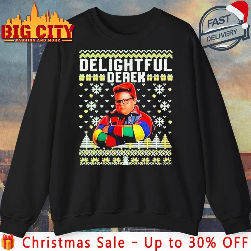 Delightful Derek Ugly Christmas shirt
