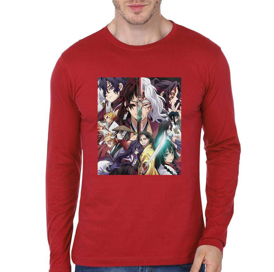 Demon And Hunter Full Sleeve T-Shirt Hoodie, Sweatshirt | PureTeeCo.com