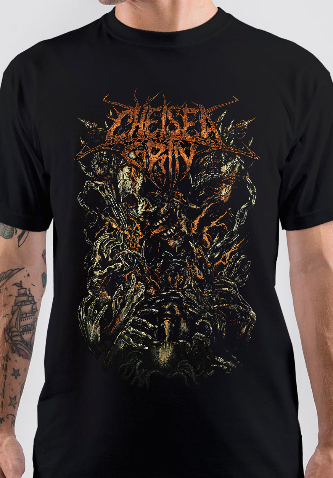 Demonguy Chelsea Grin T-Shirt Hoodie, Sweatshirt | PureTeeCo.com