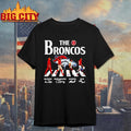 Denver Bs The Broncos with Abbey Road players signatures shirt