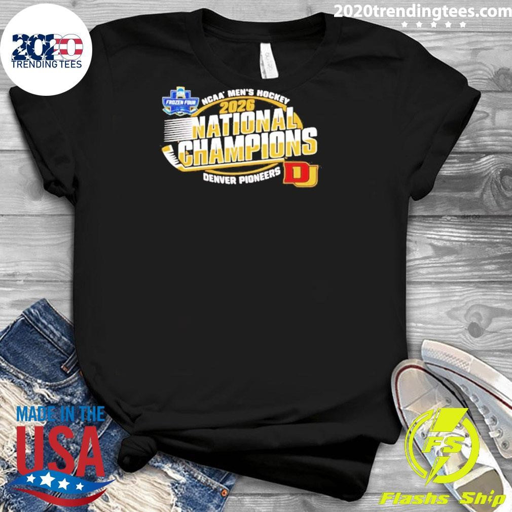 Denver Pioneers Men’s Ice Hockey National Champions ’26 Shirt