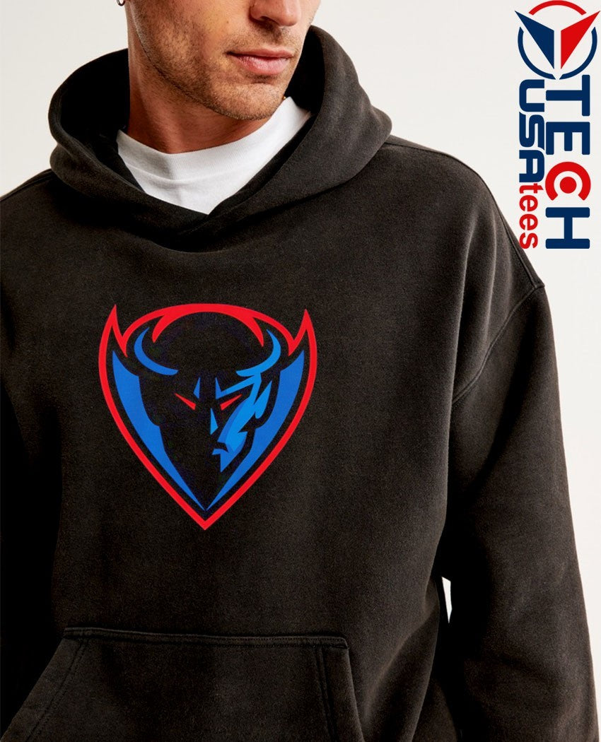 Depaul Blue Demons Basketball Primary logo shirt