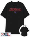 Depaul Blue Demons Basketball Wordmark logo shirt