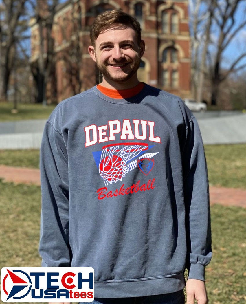 Depaul Blue Demons Throwback Basketball shirt