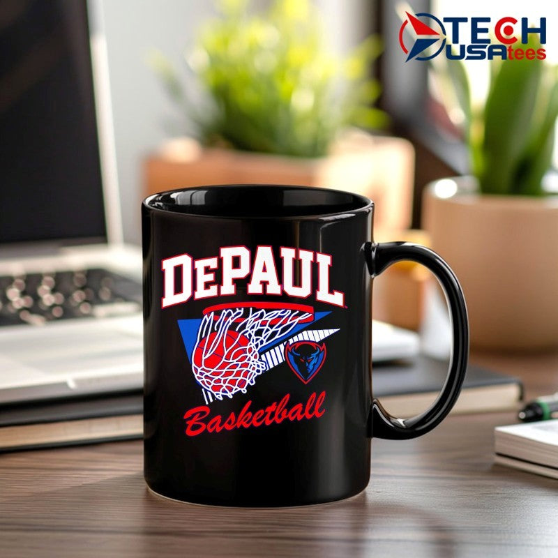 Depaul Blue Demons Throwback Basketball shirt